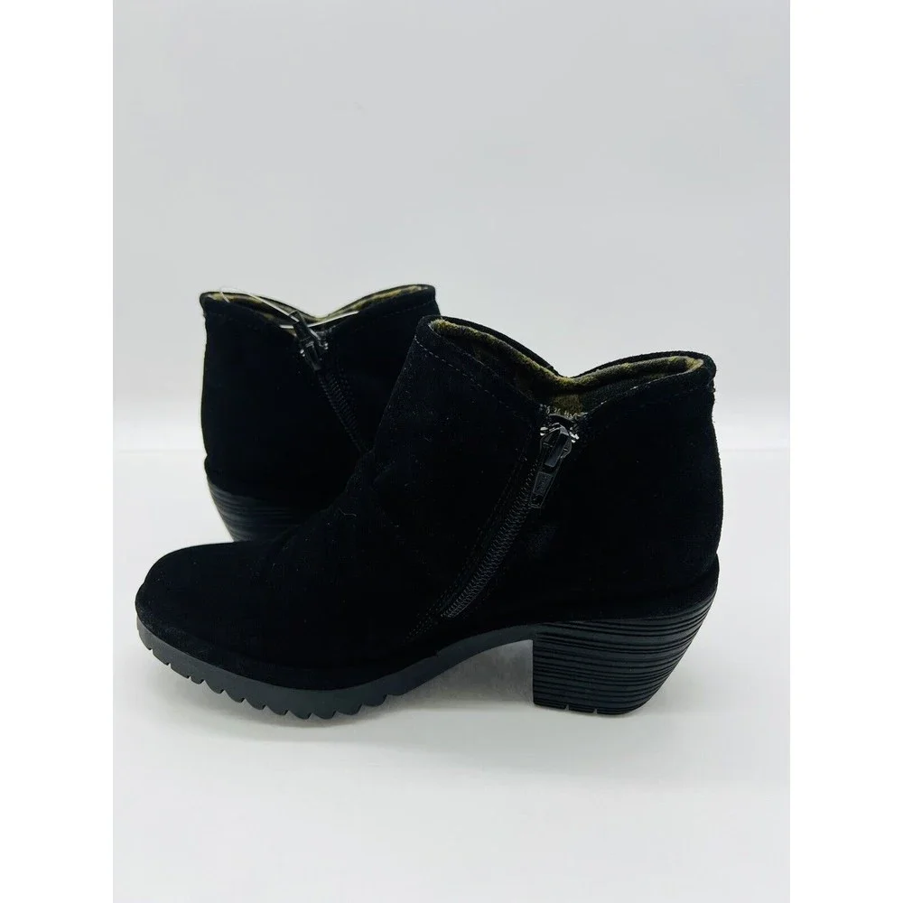 Fly London Women's Waco Suede Ankle Boot - Black / Black Gold, Choose Size - Picture 9 of 10